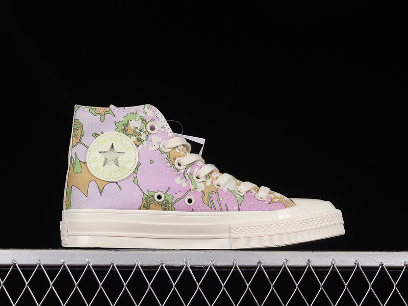 Chuck Taylor All-Star 70S High Crafted Florals Beyond Pink/Olive Aura/Egret 9