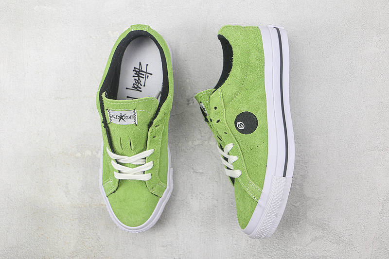 Stussy One Star Pro Low 8 Ball Green Flash/White-Black 7