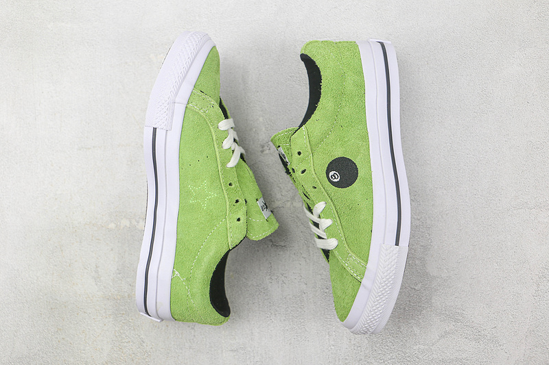 Stussy One Star Pro Low 8 Ball Green Flash/White-Black 11