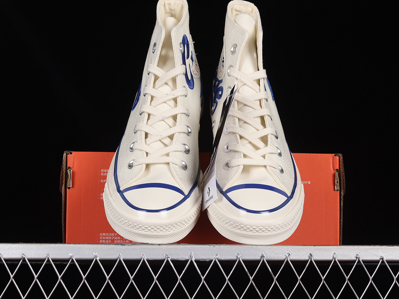 Coca-Cola X Chuck Taylor All-Star 70S High White/White/Navy Blue 23