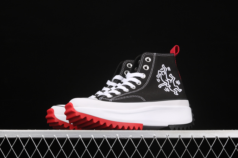 Keith Haring X Run Star Hike Black/White/Red 3