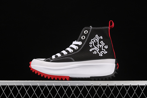 Keith Haring X Run Star Hike Black/White/Red 13