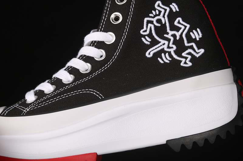 Keith Haring X Run Star Hike Black/White/Red 33