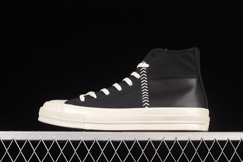 Chuck Taylor All-Star 70 Crafted Leather High Black/Egret/University Red 23