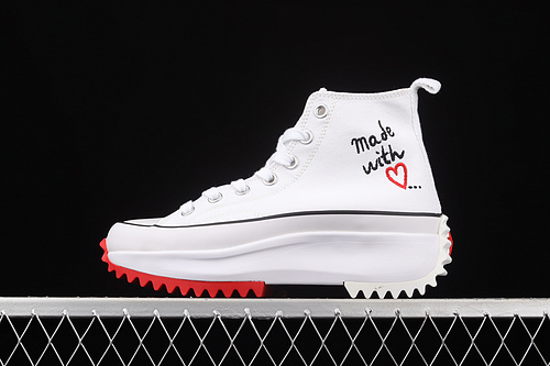 Run Star Hike High Made With Love White/Bright Poppy/Black 5