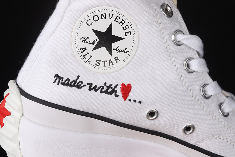 Run Star Hike High Made With Love White/Bright Poppy/Black 11