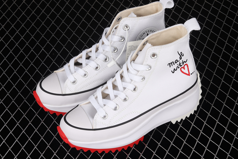 Run Star Hike High Made With Love White/Bright Poppy/Black 19