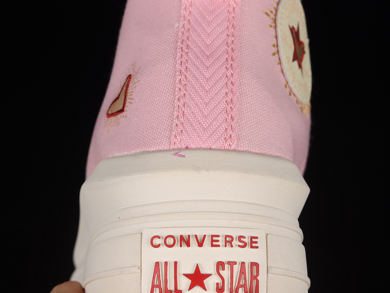 Chuck Taylor All Star Move Platform High Valentine's Day 2023 Sunrise Pink/Egret 17