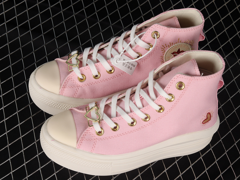 Chuck Taylor All Star Move Platform High Valentine's Day 2023 Sunrise Pink/Egret 21