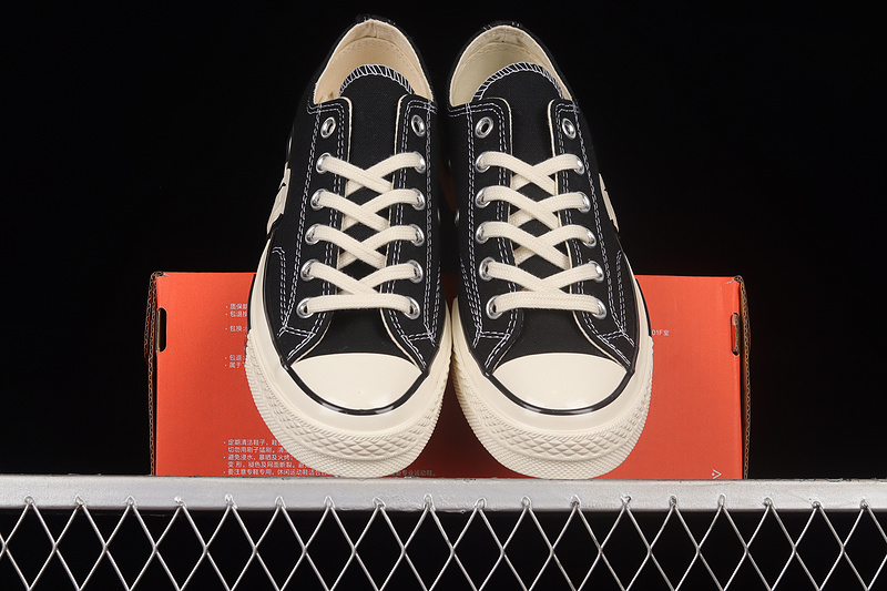 Rubber Patchwork X Chuck Taylor All-Star 70S Low Black/Black/Egret 7