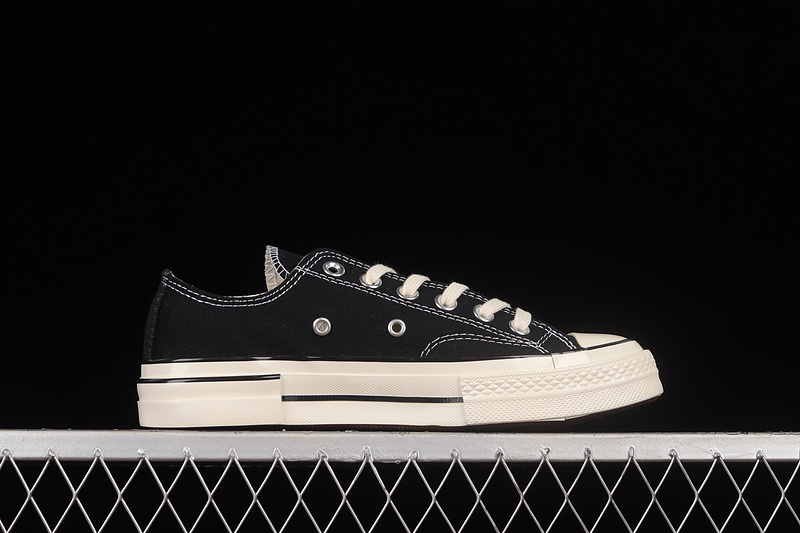 Rubber Patchwork X Chuck Taylor All-Star 70S Low Black/Black/Egret 25