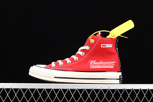 Budweiser X Chuck Taylor All-Star 70S High Red/Black/Beige 3