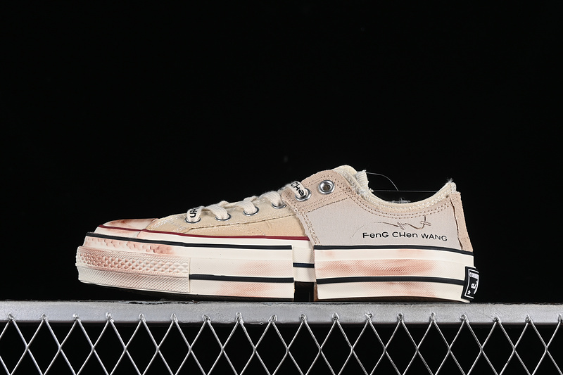 Feng Chen Wang Converse Chuck 70 Low Natural Ivory/Brown Rice/Egret 17