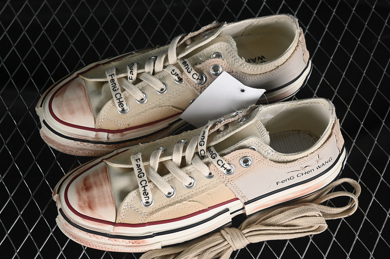 Feng Chen Wang Converse Chuck 70 Low Natural Ivory/Brown Rice/Egret 19