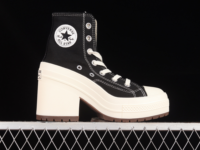 Chuck 70 High De Luxe Heel Black/Egret/Egret 5