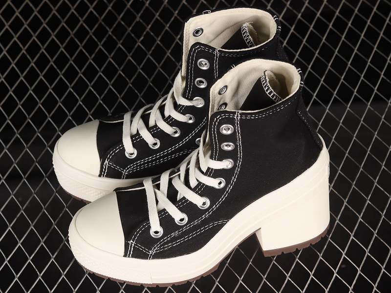 Chuck 70 High De Luxe Heel Black/Egret/Egret 27