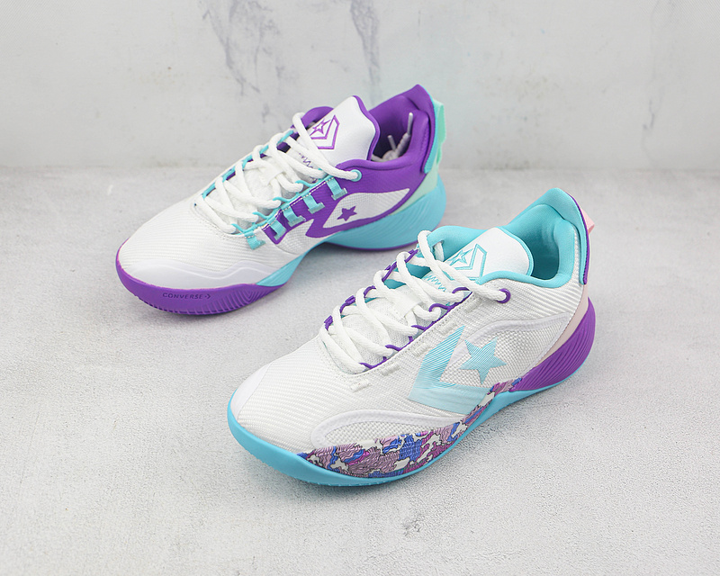 All Star Bb Shift White/Washed Teal/Pixel Purple 3