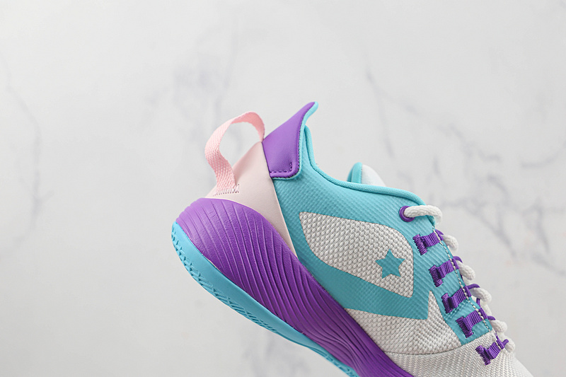 All Star Bb Shift White/Washed Teal/Pixel Purple 13