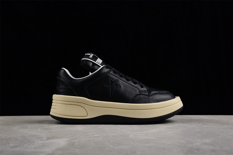 Rick Owens X Turbowpn Low Black/Black/Cloud Cream 11