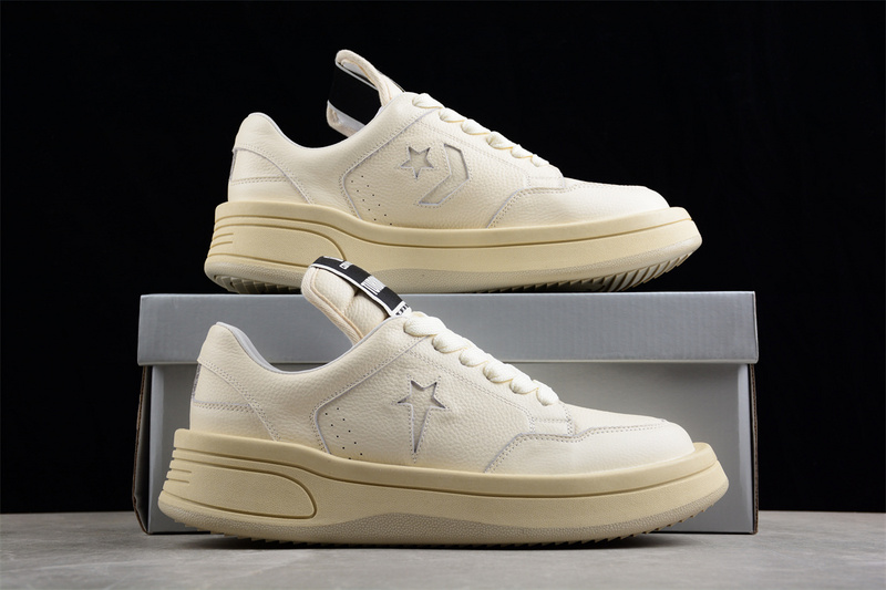 Rick Owens X Turbowpn Low Egret/Egret/Cloud Cream 5