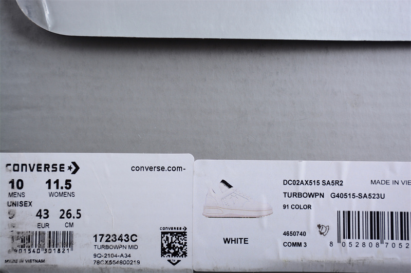 Rick Owens X Turbowpn Low Egret/Egret/Cloud Cream 7