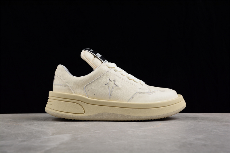 Rick Owens X Turbowpn Low Egret/Egret/Cloud Cream 9