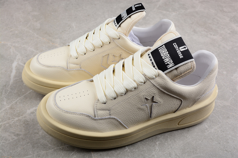 Rick Owens X Turbowpn Low Egret/Egret/Cloud Cream 15