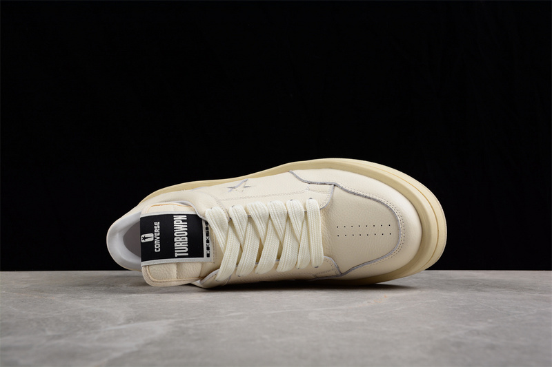 Rick Owens X Turbowpn Low Egret/Egret/Cloud Cream 19