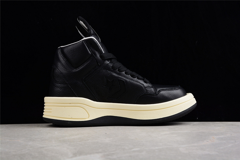 Rick Owens X Turbowpn Mid Black/Black/Cloud Cream 25