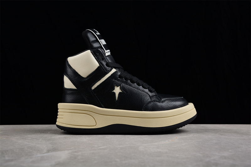 Rick Owens X Turbowpn Mid Black/Cloud Cream/Egret 31