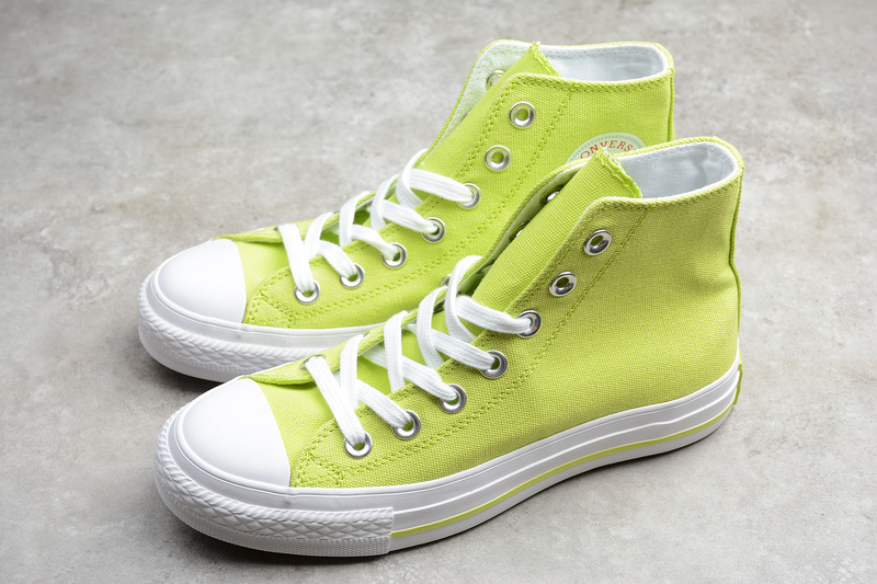 Chuck Taylor 70S All-Star High Fluorescent Green/White 7