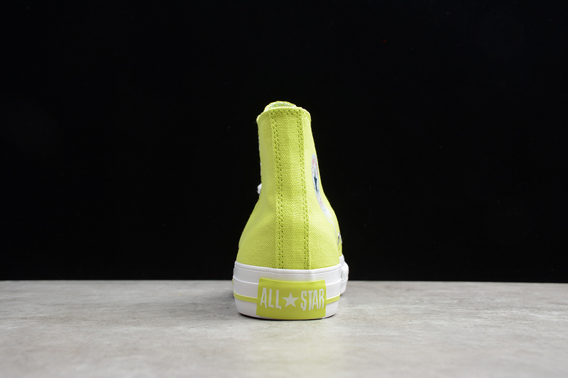 Chuck Taylor 70S All-Star High Fluorescent Green/White 13