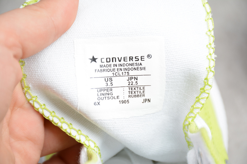 Chuck Taylor 70S All-Star High Fluorescent Green/White 15