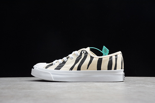 Jack Purcell Archive Print Low Top In Black/Greige/White 3