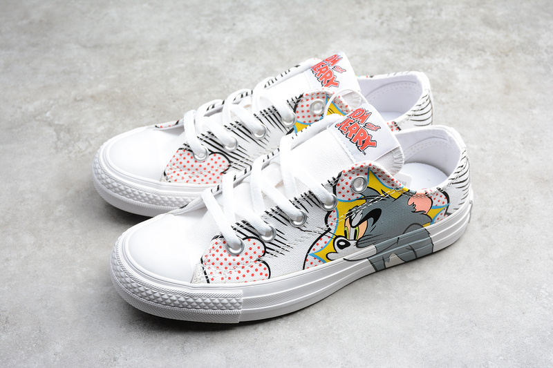 Chuck Taylor All-Star Ox X Tom And Jerry White/Multi-White 13