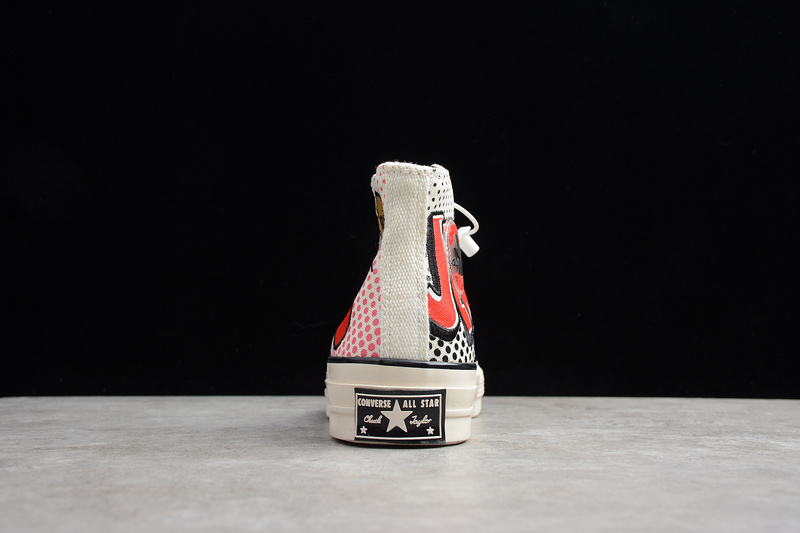 Chuck Taylor All-Star 70S High Tom And Jerry Egret/Red-Black 9