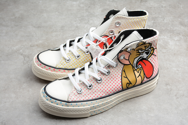 Chuck Taylor All-Star 70S High Tom And Jerry Egret/Red-Black 11