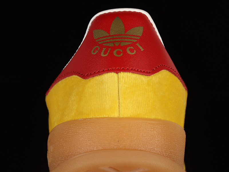 Gucci X Gazelle Shoes Yellow/Red/White 5