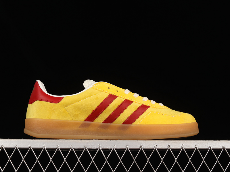 Gucci X Gazelle Shoes Yellow/Red/White 27