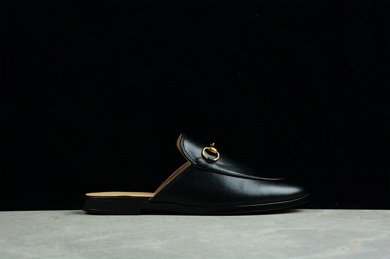 Gucci Slip-On Flats Black/Black/Gold 21