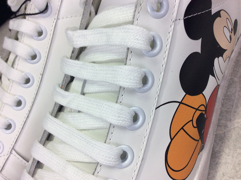 Gucci Ace Embroidered Low-Top Sneaker White/Orange 19