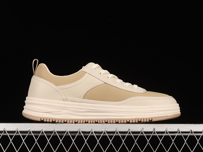 Gucci 22Ss Low Casual Shoes Beige/Light Khaki/Black 29