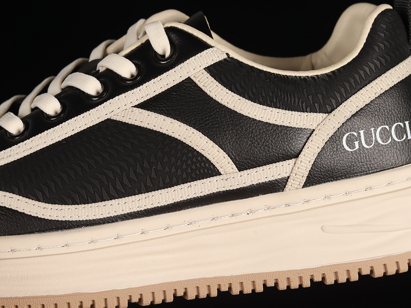 Gucci 22Ss Low Casual Shoes Black/Beige/Black 5