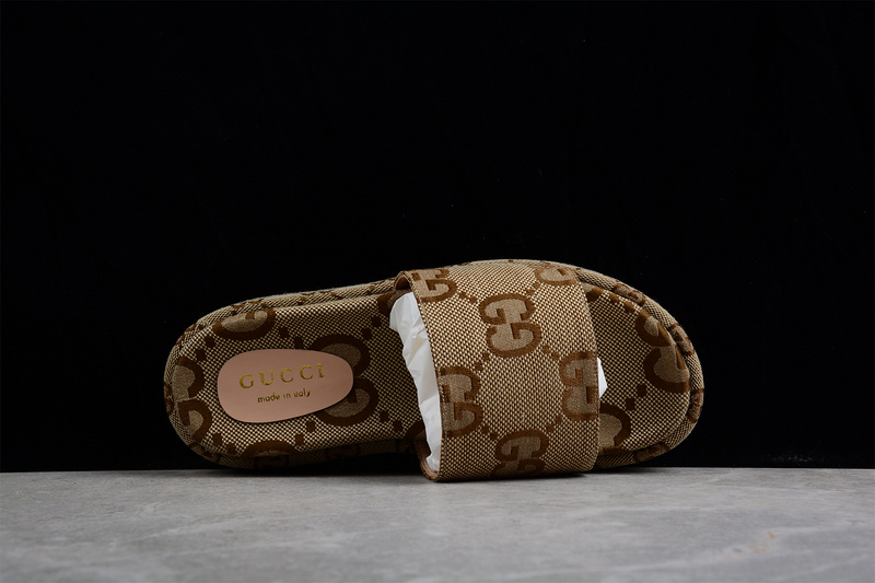 Gucci Platform Slippers Brown/Brown/Brown 11