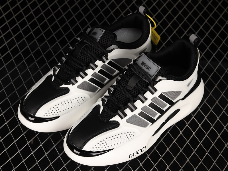 Gucci 22Ss Sports Shoes White/Black/Grey 11