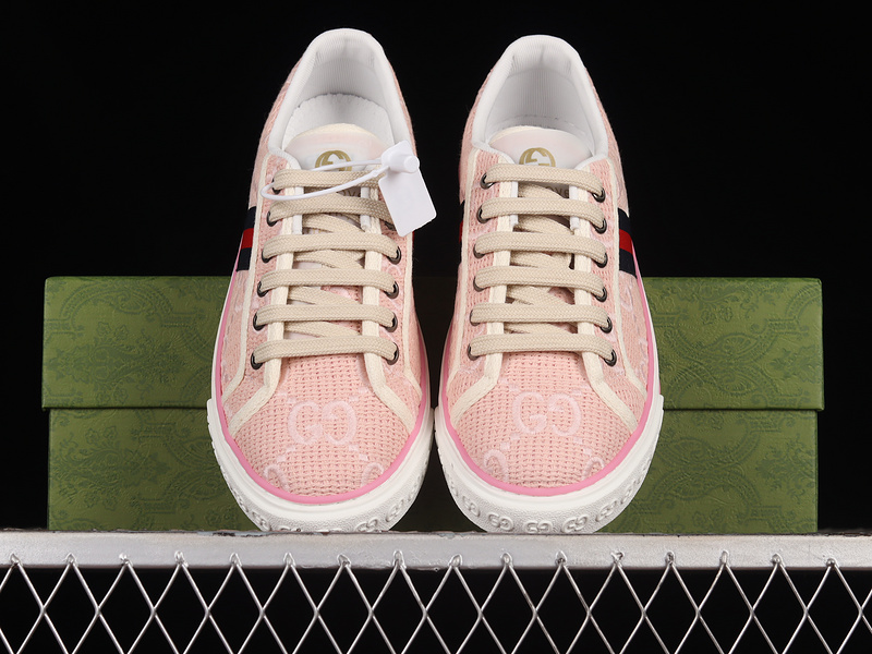 Gucci Tennis 1977 Black/Pink/White/Red 5