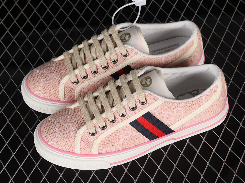 Gucci Tennis 1977 Black/Pink/White/Red 7