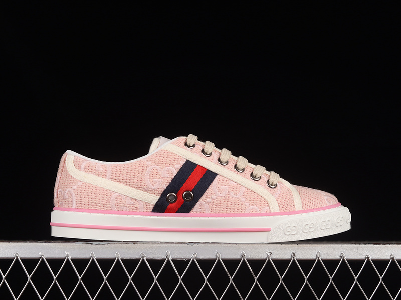 Gucci Tennis 1977 Black/Pink/White/Red 21