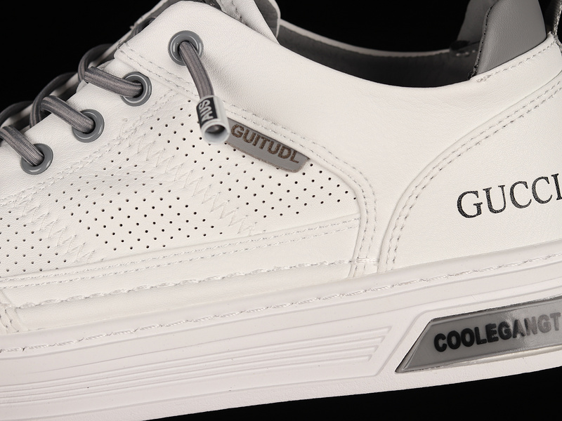 Gucci 22Ss Casual Trendy Sneakers White/White/Grey 11