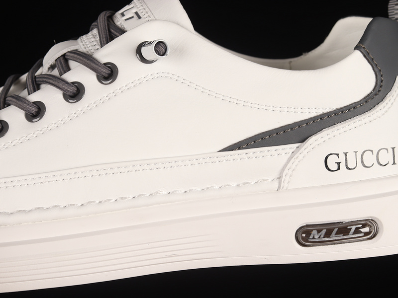 Gucci 22Ss Leisure Trend Sneakers White/White/Grey 11